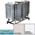 Almond Lifetime Folding Chairs 32 pk with Cart It will not chip, crack 