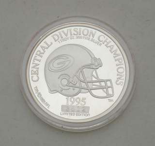 1995 GREEN BAY PACKERS~CENTRAL DIVISION CHAMPIONS~ 1 OZ .999 FINE 
