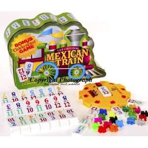  Dominoes Mexican Train, Double 12 Set, with Color Coded 