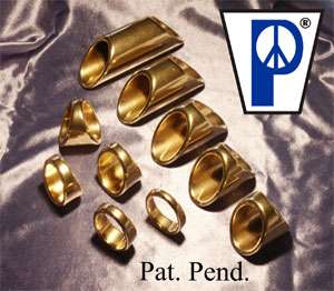 Peaceland Guitar Ring Slide®, Size 13, 1/2 Brass  