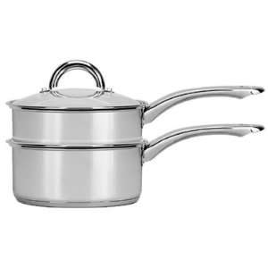  3 PC 2qt. Stainless Double Boiler by Range Kleen Kitchen 
