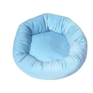  Room Candy Velour For Sure Donut Dog Bed (Baby Blue) Small 