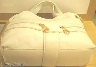 MICHAEL KORS LG Jamesport Tote Handbag VANILLA bag  