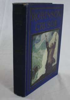 DANIEL DEFOE Robinson Crusoe N C WYETH Harrods 1920 1st  