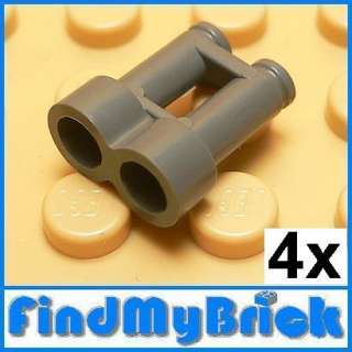 U018B x4 Lego Minifigure Untensil Binocular   Gray NEW  