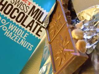 Trader Joes 30% whole Hazelnuts Swiss Milk Chocolate  