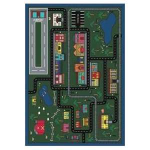  Joy Carpets Educational Tiny Town 1414 Multi Kids Room 10 