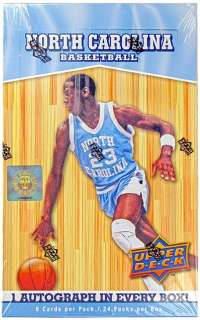 2010/11 Upper Deck North Carolina Basketball Hobby Box  