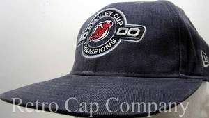 NEW JERSEY DEVILS 2000 STANLEY CUP CHAMPIONS VINTAGE RETRO SNAPBACK 