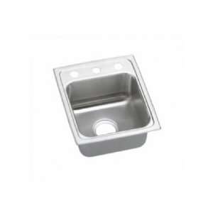 Elkay LRAD1517603 Lustertone Stainless Steel Single Bowl Kitchen Sink 