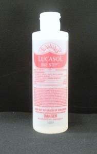 Lucasol. Tanning Bed Cleaner Disinfect 8 oz concentrate makes 16 qts 