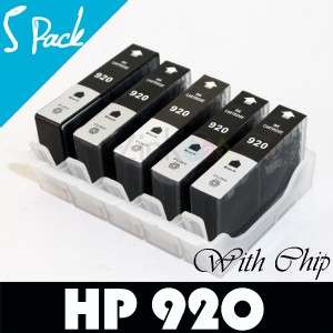 pk HP 920 Black Ink Officejet 6500 6500 Wireless  
