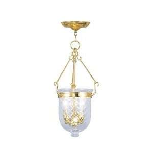 Liz Jordan 5073 02 Jefferson Up Light Pendant Light   Polished Brass