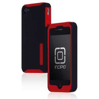 Incipio SILICRYLIC Case for iPhone 4 4S   Red & Black   IPH 635 