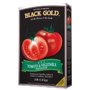  BLACK GOLD 4 Lb Tomato and Vegetable Fertilizer 4 5 3, 12 