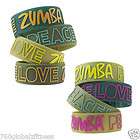 more options zumba fitness plz peace love zumba wide rubber