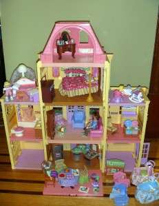Fisher Price Loving Family Twin Time Dollhouse Loaded With People 