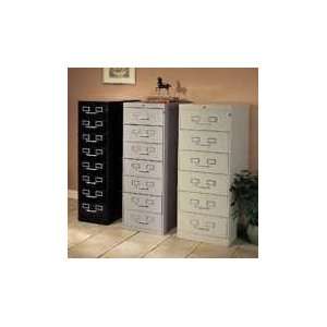  File Cabinet for 3 x 5 & 4 x 6 Cards, 8 Drawer, 15w x 28 1 