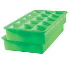 Tovolo Perfect Cube Green Silicone Ice Cube Tray Set Of 2 Trays