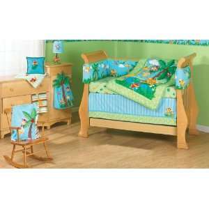  Fisher Price Rainforest 4 Piece Crib Bedding Set Baby