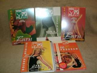 Windsor Pilates Fat Burning Program With 4 DVDs 3 New in Package 