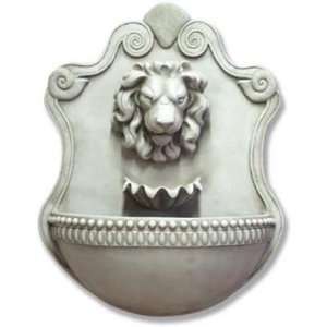  Orlandi Lion & Shell Wall Indoor/Outdoor Fountain Patio 