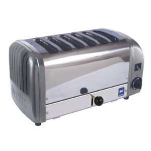  Cadco CTW 6M Toaster, manual ejector, 6 slice bread toaster 