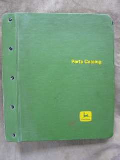 John Deere 70 Diesel Tractor Parts Catalog Green 4 Post binder  