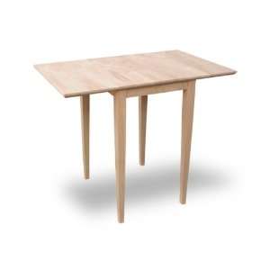   Concepts T 2236D Small Drop leaf Table, Unfinished