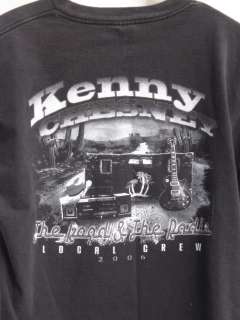 vtg 2006 Kenny Chesney the Road & the Radio Road Crew XL 2 sided t 