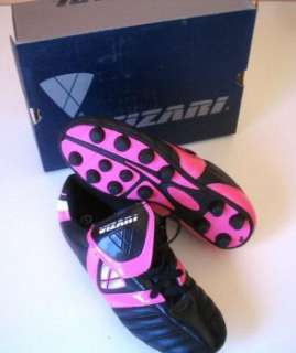 NEW Girls 5 VIZARI Pink Black Soccer softball Cleats  