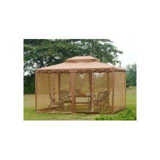   Reviews Deluxe 10 X 12 Gazebo w/ Ventilated Roof & Mosquito Net