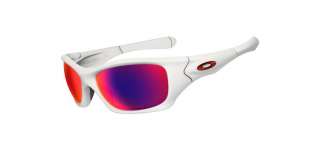 NEW Oakley Pit Bull POLARIZED Sunglasses Matte White / OO Red   Asian 