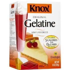 Knox Unflavored Gelatin, 8 oz  Grocery & Gourmet Food