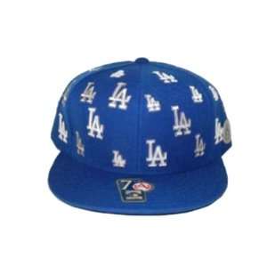 American Needle Los Angeles Dodgers Official Fitted Hat   Blue  