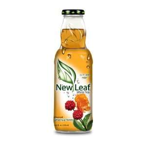 New Leaf Tea, White Tea w/ Ginseng & Honey, 16.9 Oz. / 12 Pack  