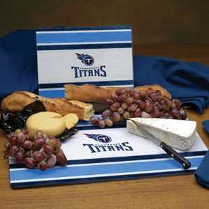  Tennessee Titans Glass Cutting Board Set Sports 