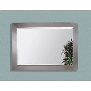  Bassett Mirror Co. Stainless Wall Mirror   63307 1814 