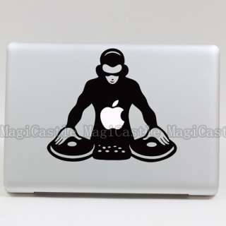 DJ Apple Laptop Macbook pro air sticker skin art decal  