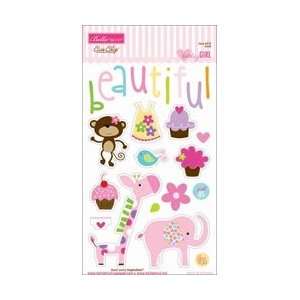  Bella Blvd Baby Girl Ciao Chip Adhesive Chipboard 6X9.5 