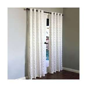  Mayan Grommet Top Curtain  two 54 x 95 Panels   GOLD 