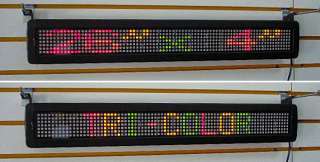 PROGRAMMABLE SCROLLING MOVING LED MESSAGE SIGN DISPLAY  