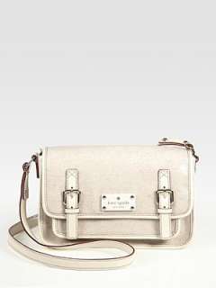 Kate Spade New York   Scout Cotton & Patent Leather Crossbody Bag 