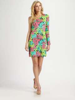 Lilly Pulitzer   Whitaker One Shoulder Dress    