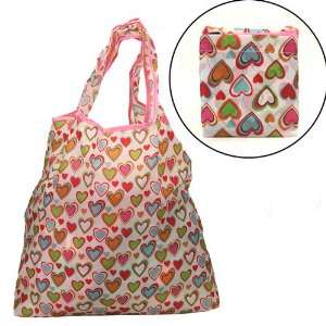  Hearts Pattern Reusable Trendy Fashion shopping Tote Bag / Eco 