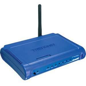TRENDnet TEW 432BRP 54 Mbps 4 Port 10 100 Wireless G Router  