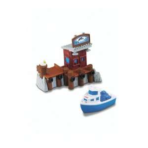  Geo Trax Rail & Road System Portside Fishing Pier Toys 