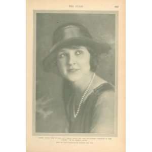  1919 Print Actress Hazel Dawn 