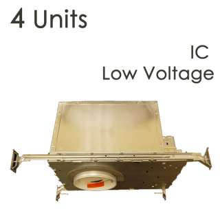 4ps, 4 AIR TIGHT IC LOW VOLTAGE RECESSED HOUSING CAN 847263056722 