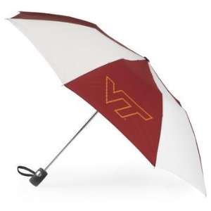  totes Virginia Tech Hokies Small Auto Folding Umbrella 